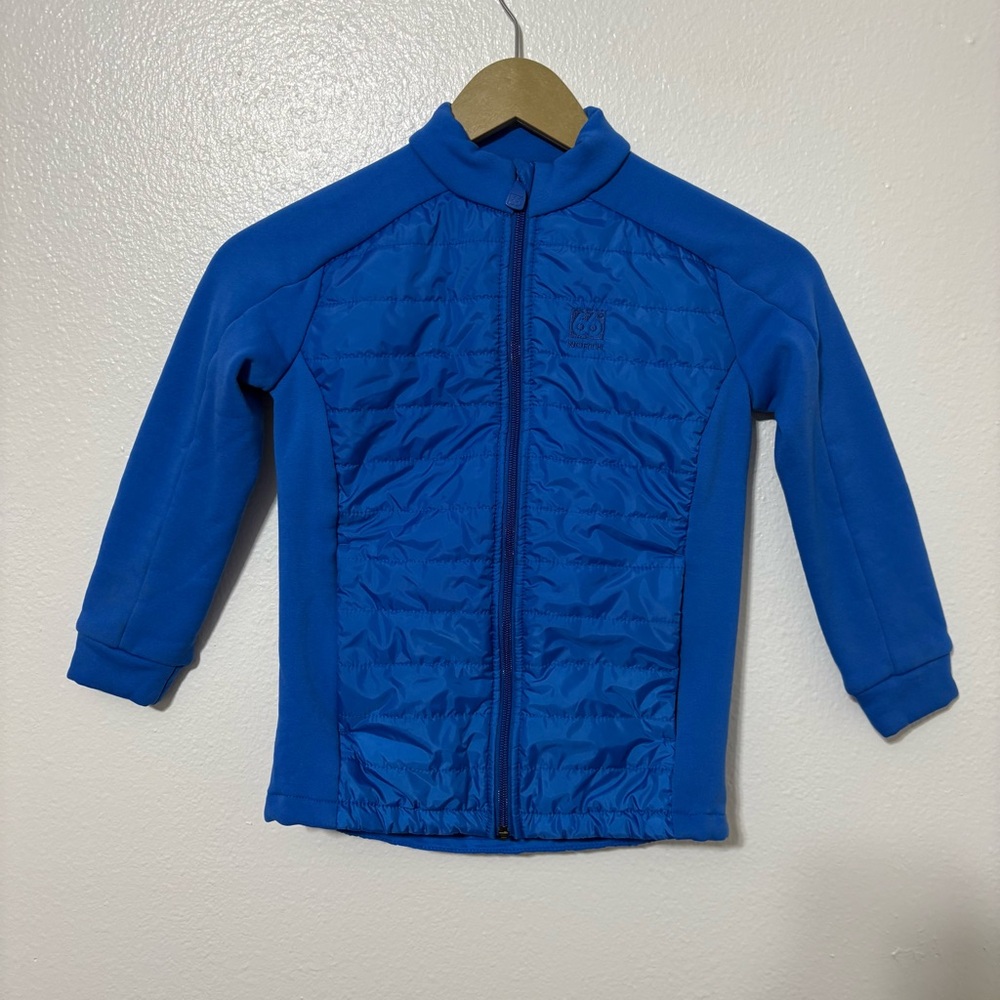 66° North Iceland Oxi Jacket Youth Mani Powerstretch Blue Puffer Jacket Outdoor